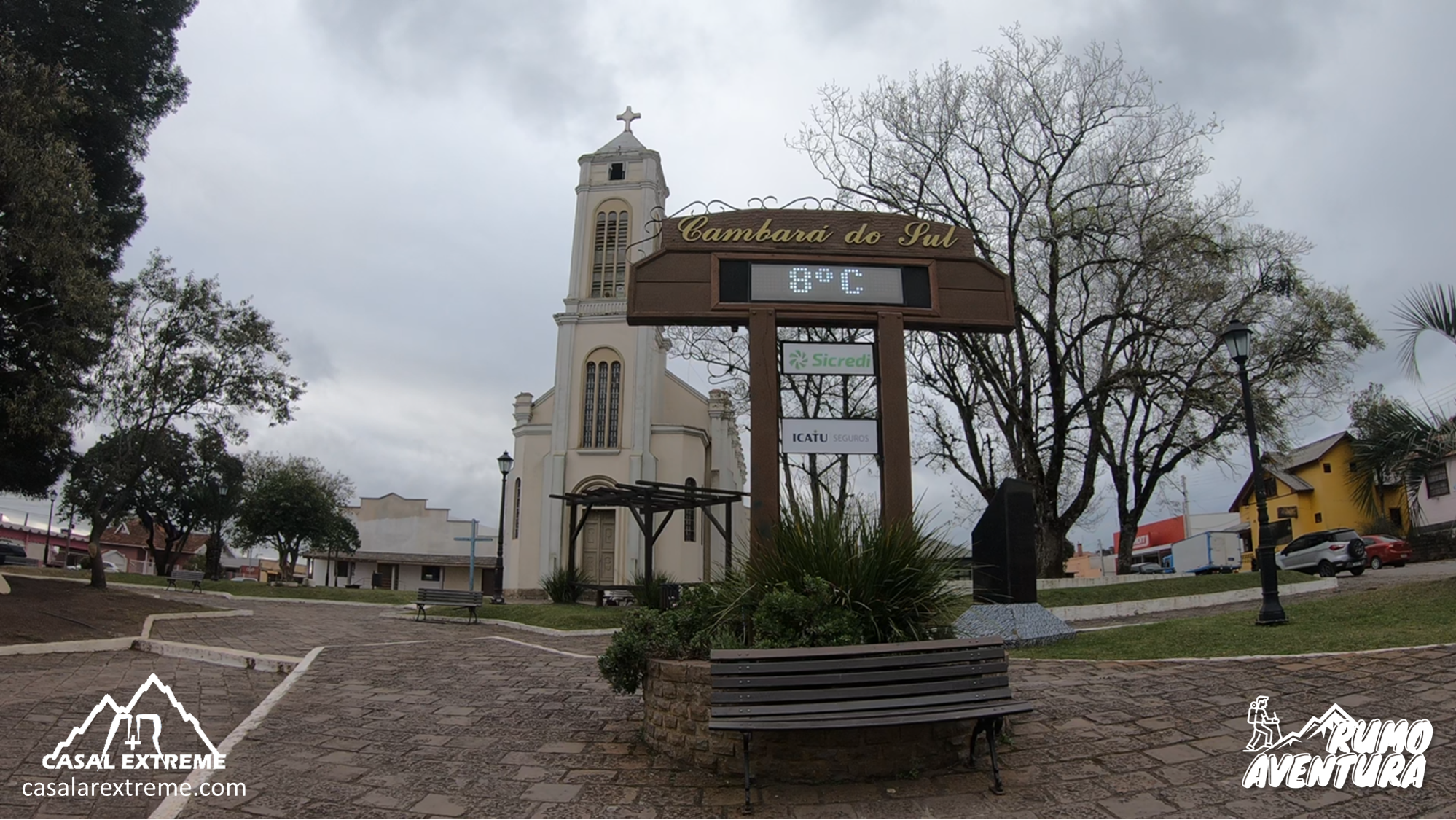 Cambará do Sul Praça e Relógio só