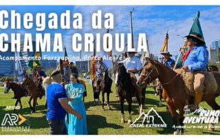 chegada da chama crioula